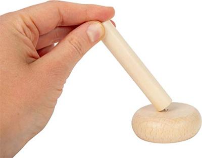 Small Foot - houten stapeltoren dier pastel, 6dlg.