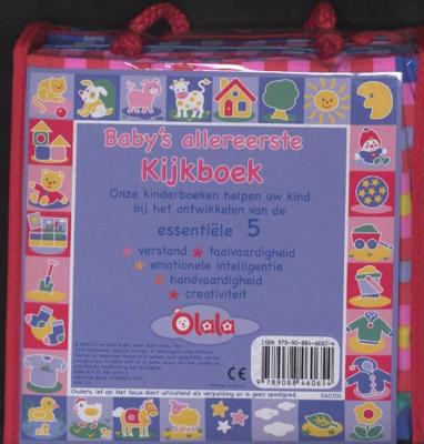 Bongers Speelgoed Baby&apos;s aller eerste kijkboek van stof helpt bij het ontwikkelen van uw kind