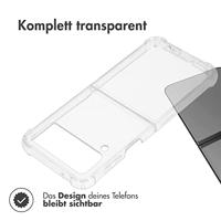 Accezz Clear Backcover Samsung Galaxy Z Flip 4 Telefoonhoesje Transparant - thumbnail