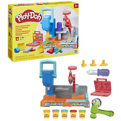 Play-Doh, Mijn kleine klusjesman boxset met boetseerklei - thumbnail
