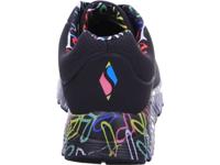 Skechers Uno Lite - Lovey Luv 314976L/BKMT Zwart-31 maat 31 - thumbnail