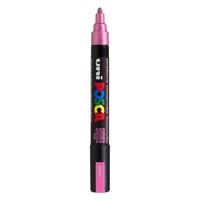 Uni Posca verfmarker pc5m metallic roze - conische punt 2,5 mm - thumbnail