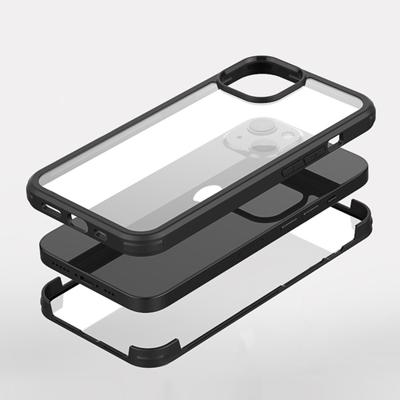 Valenta Tempered Glass Full Cover Bumper Case Apple iPhone 14 Plus Black Valenta Tempered Glass Full Cover Bumper Case Apple iPhone 14 Plus Black