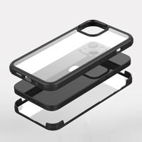 Valenta Tempered Glass Full Cover Bumper Case Apple iPhone 14 Plus Black - thumbnail