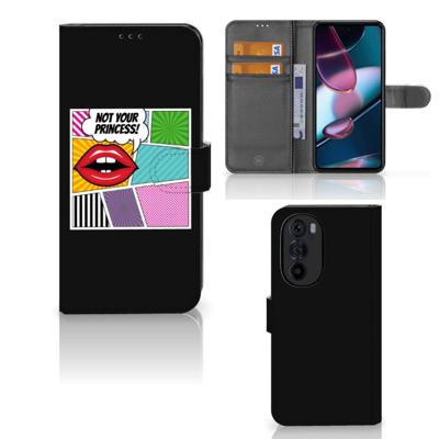 Motorola Edge 30 Pro | Wallet Case | met Pasjes | Popart Princess Motorola Edge 30 Pro | Wallet Case | met Pasjes | Popart Princess