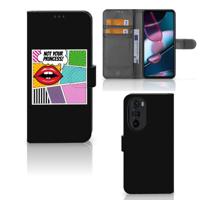 Motorola Edge 30 Pro | Wallet Case | met Pasjes | Popart Princess - thumbnail