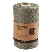 Creativ Company Macrame koord mosgroen, 198m - thumbnail