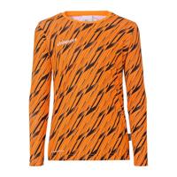 Uhlsport Progressive Keepersset Lange Mouwen Kids Feloranje Zwart - thumbnail