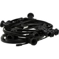 Simply Design P10 Waterdichte Prikkabel met 15 Fittingen 10M Zwart - thumbnail