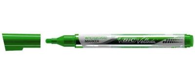 Whiteboardmarker Bic Velleda liquid rond medium groen | 12 stuks
