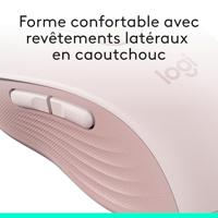 Logitech Signature M650 draadloze muis - stil, Bluetooth, programmeerbare knoppen - roze - thumbnail