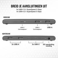 Corsair USB-C 7-poorts usb-hub - thumbnail