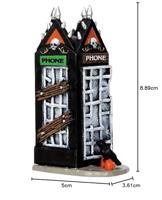 Lemax spooky phonebooth accessoire Spooky Town 2014 - thumbnail