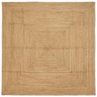 Tapijt Beige 240 x 240 cm Jute - thumbnail