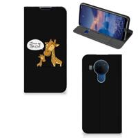 Nokia 5.4 Magnet Case Giraffe - thumbnail