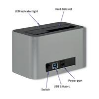 Qoltec 50315 Dockingstation HDD/SSD | 2,5"/3,5" SATA | USB 3.0 - thumbnail