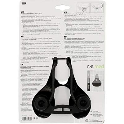 FISCHER FAHRRAD R.E.Med MEMORY FOAM Zadel Zwart