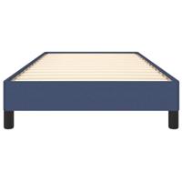 Bedframe stof blauw 90x200 cm - thumbnail
