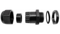 Quadrios 2009CA105 Wartel assortiment PA66 Zwart (RAL 9005) 1 set(s) - thumbnail