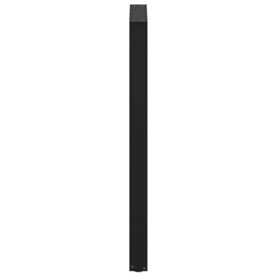 Bartafelpoten 2 st U-vormig 60x(110-111) cm staal zwart