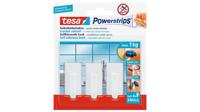 tesa POWERSTRIPS® Zelfklevende haak Small Classic Wit Inhoud: 3 stuk(s) - thumbnail