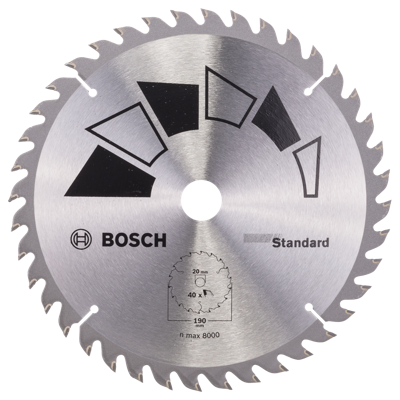 Bosch Accessoires Cirkelzaagblad Basic 190X22X20/16,T40 - 2609256819