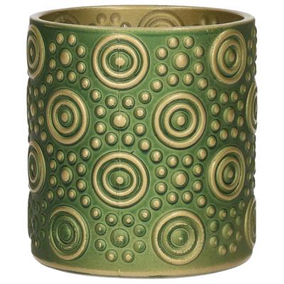 Countryfield theelichthouder hailey s groen 8 cm | 24 stuks