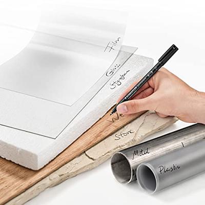 Staedtler Lumocoler 318, OHP-marker, permanent, 0,6 mm, etui van 8 stuks in geassorteerde kleuren