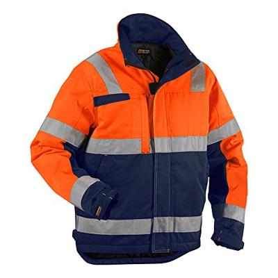 Blåkläder Winterjas High-Vis 48621811 | High Vis Oranje/Marineblauw | Maat L - 7330509370919