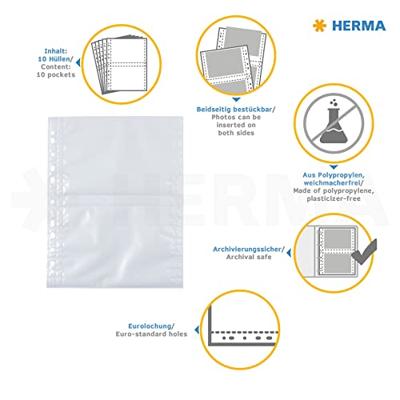 Herma 7564 Fotohoezen 13 x 18 cm Wit, Transparant 13 x 18 cm Herma 7564 Fotohoezen 13 x 18 cm Wit, Transparant 13 x 18 cm