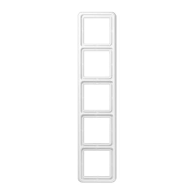 Jung CD585WW Afdekking Frame 5-voudig Alpine-wit 1 stuk(s)