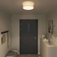 VidaXL Plafonnière met schijnwerpers wit 38 x 38 x 13,5 cm stof - thumbnail