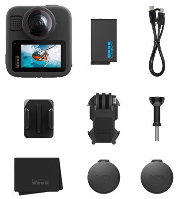 GoPro MAX2 360°-actioncam Touchscreen, Spatwaterdicht, 4K, Bluetooth, Schokbestendig, 8K, 360°, Beeldstabilisering