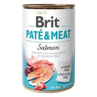 BRIT Paté & Meat met zalm - nat hondenvoer - 400 g - thumbnail