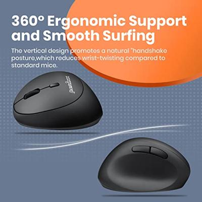 Perixx PERIMICE-719 L Ergonomische muis Radiografisch Zwart 800 dpi, 1200 dpi, 1600 dpi Perixx PERIMICE-719 L Ergonomische muis Radiografisch Zwart 800 dpi, 1200 dpi, 1600 dpi