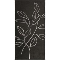 Cawö Cawo Atelier Floral Douchelaken 70/140 basalt - thumbnail