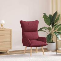 Fauteuil Wijnrood 69 x 74 x 93 cm Sherpa Stof - thumbnail
