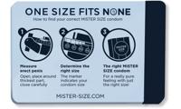 Condoom meter Mister Size - thumbnail