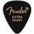 Fender 351 zwart Premium Celluloid Picks extra heavy (set van 12) Fender 351 zwart Premium Celluloid Picks extra heavy (set van 12)