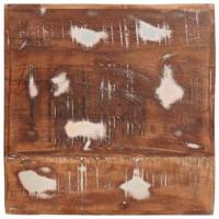 Bijzettafel Bruin 40 x 40 x 49 cm Massief Gerecycled Hout - thumbnail