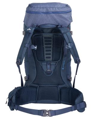 VAUDE Astrum EVO 55+10 Polyamide, Polyester Blauw, Navy Vrouw 65 l