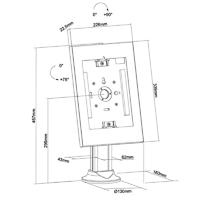 Neomounts DS15-640WH1 tafelblad tablethouder bevestiging - thumbnail