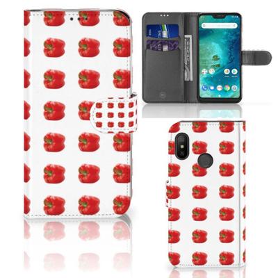 Xiaomi Mi A2 Lite | Book Cover | Paprika Red