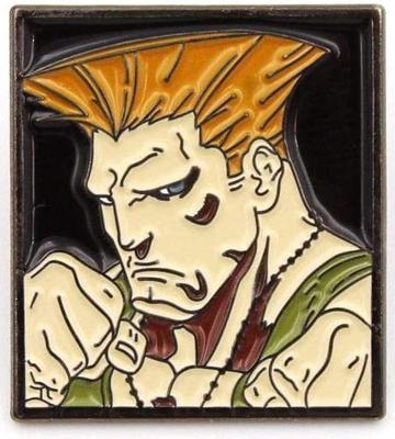 Street Fighter Pin Badge: Guile Street Fighter Pin Badge: Guile