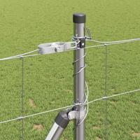 Weidehekwerk Zilver 50 x 1.2 m Gegalvaniseerd staal - thumbnail