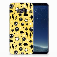 Silicone Back Case Samsung Galaxy S8 Plus Punk Geel - thumbnail