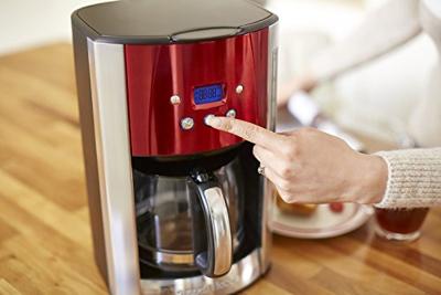 Russell Hobbs 23240-56 Luna Solar Red - Filterkoffiezetapparaat met glazen kan - Rood