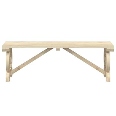 Tuinbanken 2 st massief vurenhout