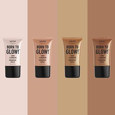 NYX Professional Makeup Born To Glow Liquid Illuminator-highlighter - 01 Sunbeam NYX Professional Makeup Born To Glow Liquid Illuminator-highlighter - 01 Sunbeam