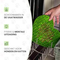 Eat Slow Live Longer Lick Mat Lovely Green - thumbnail